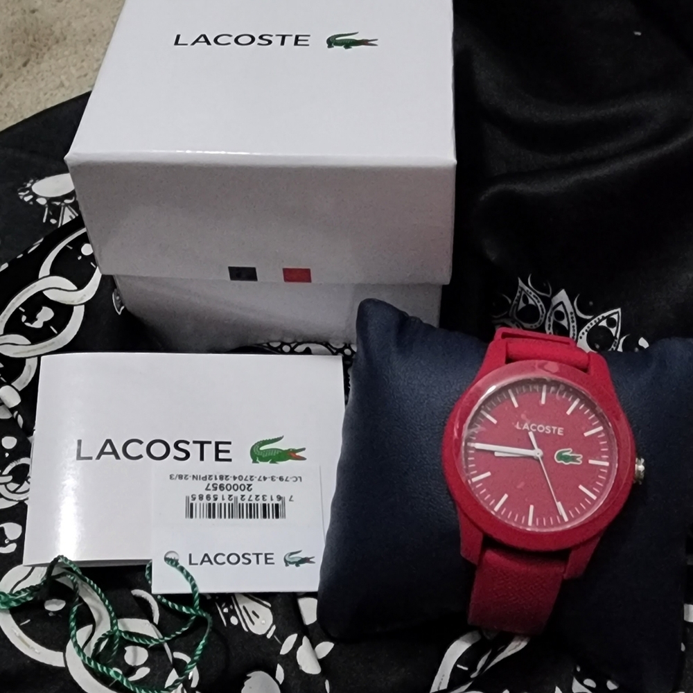 Lacoste pink New with tag and plastic intact